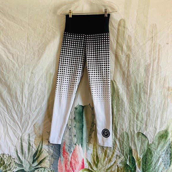 Onzie Pure Barre Polka Dot Leggings 🌵xs - Picture 1 of 10